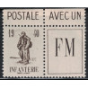 FM - No010A  INFANTERIE (INITIATIVE PRIVEE 1940) - EMIS EN CARNET - COTE 16€.