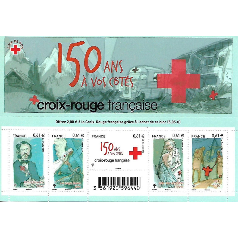 F4910 - 150 ANS DE LA CROIX ROUGE FRANCAISE.