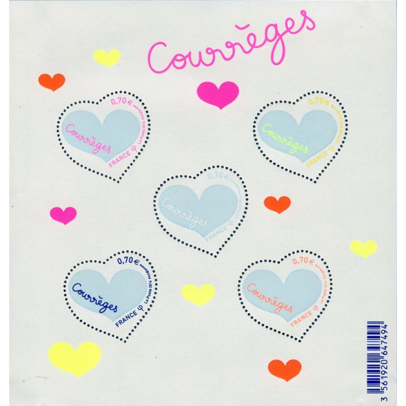 F5026 - SAINT VALENTIN - COEUR DE COURREGES.