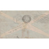 JACQUES CARTIER - KOBE A MARSEILLE N°4 - RARE GRIFFE PAQUEBOT D'ARTAGNAN - 10-10-1934 - LETTRE BATEAU AVION POUR TRETS (BdR).