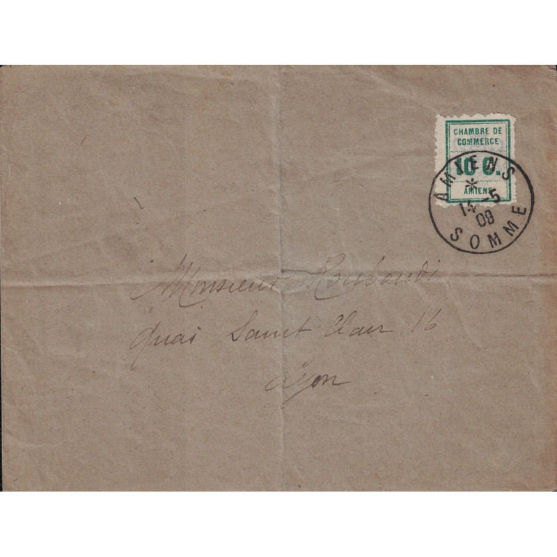 copy of TIMBRE DE GREVE - No01 - CHAMBRE DE COMMERCE DE D'AMIENS-NEUF**..