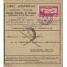 copy of VINCENNES - CARTE AEROPOSTALE - JOURNEE NATIONALE DE L'AVIATION -8 ET 9 JUIN 1930.