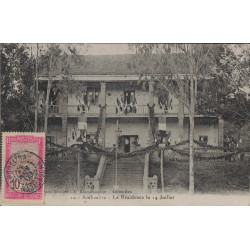 MADAGASCAR - FILANZANE 10c SEUL SUR CARTE DE AMBOSITRA POUR LA FRANCE LE 29-11-1929.