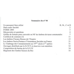 copy of LE TIMBRE FISCAL - N°87 - JUIN 2007 - SOCIETE FRANCAISE DE PHILATHELIE FISCALE.