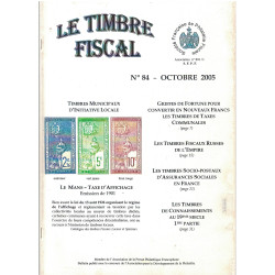 LE TIMBRE FISCAL - N°84 -...