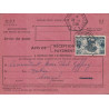SENEGAL - DAKAR - FORMULE POSTE N°515 - AVIS DE RECEPTION DE PAIEMENT POUR LE CROISEUR EMILE BERTIN.