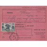 SENEGAL - DAKAR - FORMULE POSTE N°515 - AVIS DE RECEPTION DE PAIEMENT POUR LE CROISEUR EMILE BERTIN.