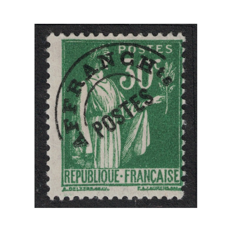 copy of PREO No073 - TYPE PAIX 65c VIOLET BRUN - NEUF SANS TRACE COTE 180€