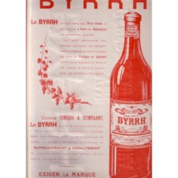 BYRRH - SOUS-MAIN PUBLICITAIRE-AVEC BUVARDS - RARE