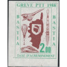 TIMBRE DE GREVE - No49 - GREVE DE BASTIA - CORSE - COTE 20€.
