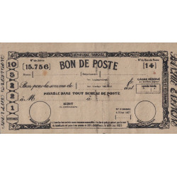 POSTE ENFANTINE - BON DE...