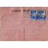 POSTE ENFANTINE - CARTE POSTALE AFFRANCHISSEMENT AVEC COQ POSTE ENFANTINE.