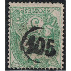 No111 - 5c TYPE BLANC - OLITERATION JOUR DE L'AN CHIFFRE 105 - COTE 10€.
