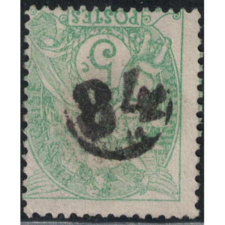 No111 - 5c TYPE BLANC - OLITERATION JOUR DE L'AN CHIFFRE 84 - COTE 15€.
