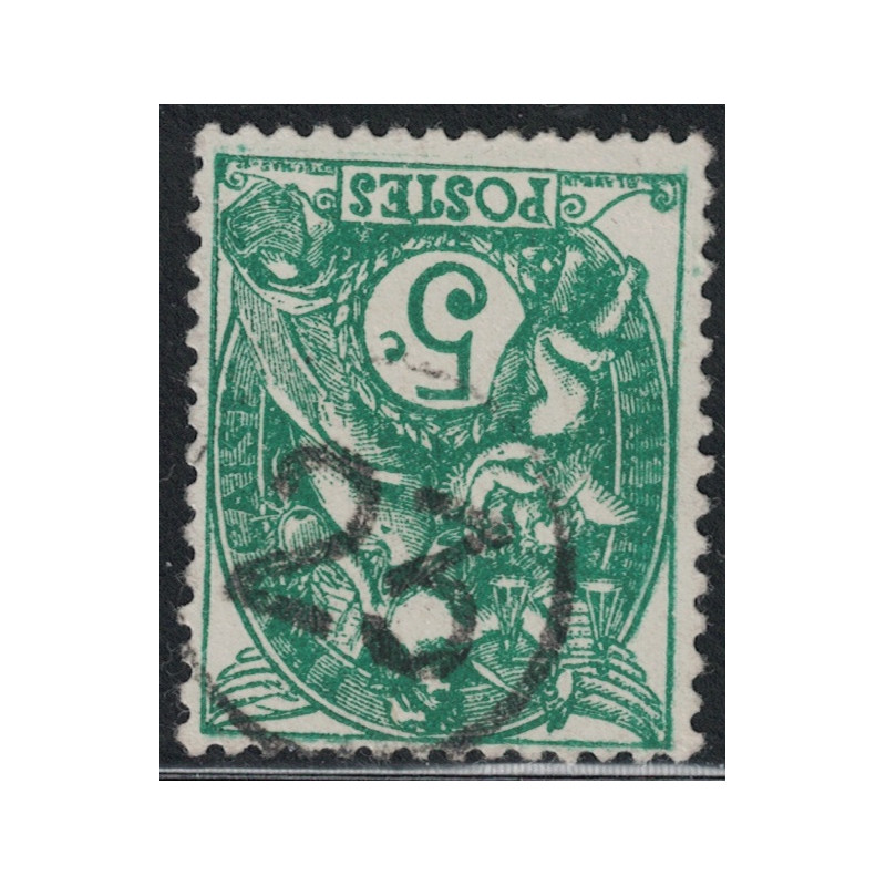 No111 - 5c TYPE BLANC - OLITERATION JOUR DE L'AN CHIFFRE 23 - COTE 10€.