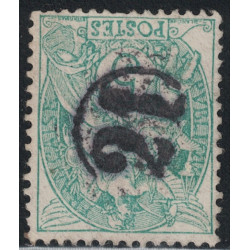 No111 - 5c TYPE BLANC - OLITERATION JOUR DE L'AN CHIFFRE 21 - COTE 2€.