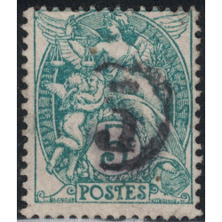 No111 - 5c TYPE BLANC - OLITERATION JOUR DE L'AN CHIFFRE 5 - COTE 10€.