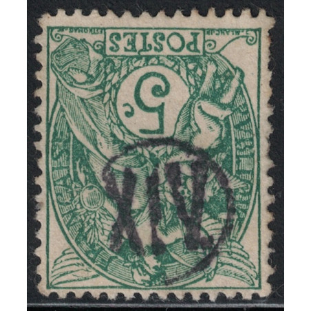 No111 - 5c TYPE BLANC - OLITERATION JOUR DE L'AN CHIFFRE 14 ROMAIN - COTE 20€.