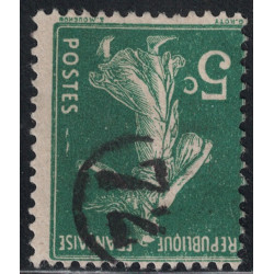 No137 - 5c SEMEUSE OBLITERATION JOUR DE L'AN - CHIFFRE 72 DANS UN CERCLE - COTE 20€.