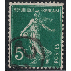 No137 - 5c SEMEUSE OBLITERATION JOUR DE L'AN - CHIFFRE 21 DANS UN CERCLE - COTE 35€.