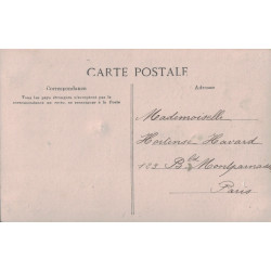 copy of PARIS - JOUR DE L'AN - TYPE BLANC - CHIFFRE 118 DANS UN CERCLE - ENTIER POSTAL 5c DE PARIS POUR PARIS.