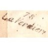 VAR - 78 LA VERDIERE CURSIVE AU VERSO -LETTRE DE BRIGNOLES 22-5-1852.