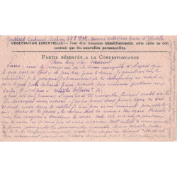 GUERRE 14-18 - CARTE EN FRANCHISE - AVEC VIGNETTES RUSSE - CACHET FRANCE-RUSSIE - BELGIQUE-ANGLETERRE EN 1914.