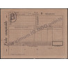 copy of PETAIN - 1F20 - CARTE POSTALE DE SERVICE - 1000 POINTS - COMPLET AVEC FICHE COMPTABLE - RARE - COTE 425€.