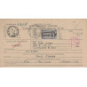 TELEGRAMME EFM - US ARMY - AFFRANCHISSEMENT CHENONCEAUX - CACHET CENTRAL RADIO PARIS 7-3-1945 - COTE 1200€ - RARE.