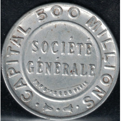 No0138 - SOCIETE GENERALE - SEMEUSE 10c ROUGE - TIMBRE MONNAIE.