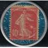 copy of No0138 - CREDIT LYONNAIS - SEMEUSE 10c ROUGE (P1).