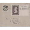 PARIS - XV - D.D'ALLERAY - PETAIN N°606  SEUL SUR LETTRE  - LE 27-4-1944.