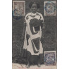MADAGASCAR - DIEGO-SUAREZ - AFFRANCHISSEMENT ZEBU - CARTE POSTALE POUR LA FRANCE LE 6-5-1908.