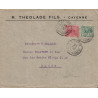GUYANE - CAYENNE - 22-7-1919 - LETTRE ENTETE POUR LA FRANCE.