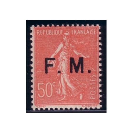FM No006 50c SEMEUSE AVEC SRCHARGE.