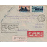 copy of NOUVELLE CALEDONIE - BOURAIL - 27-5-1947 - 10F SEUL SUR LETTRE POUR LA FRANCE - COTE 100€.