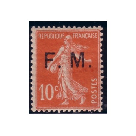 FM No005 10c SEMEUSE AVEC SURCHARGE.