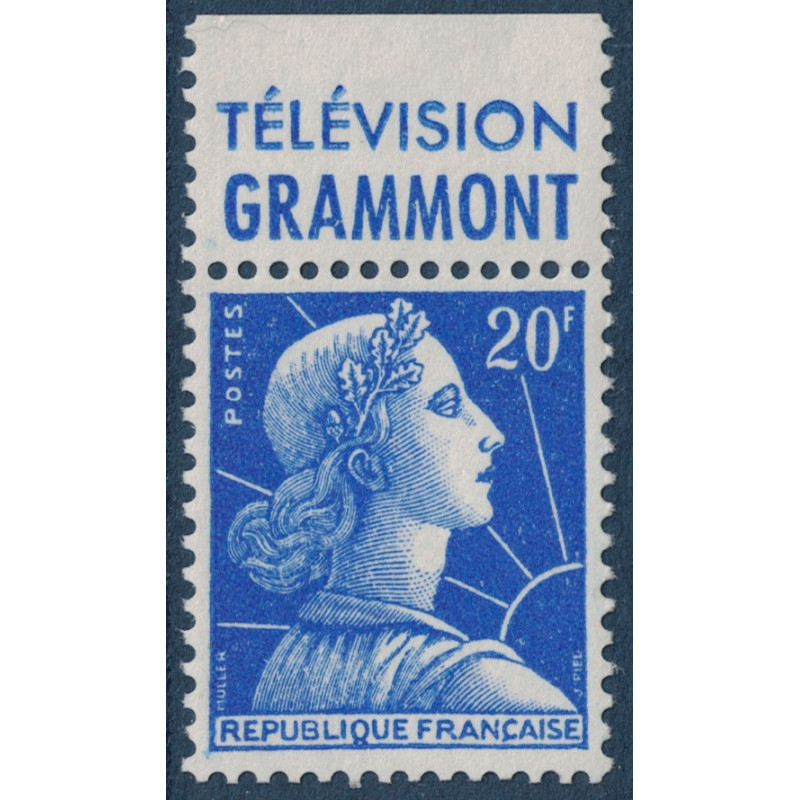 copy of No1011B - 20F MULLER AVEC BANDELETTE PUB - TELEVISION GRAMMONT.