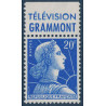 copy of No1011B - 20F MULLER AVEC BANDELETTE PUB - TELEVISION GRAMMONT.