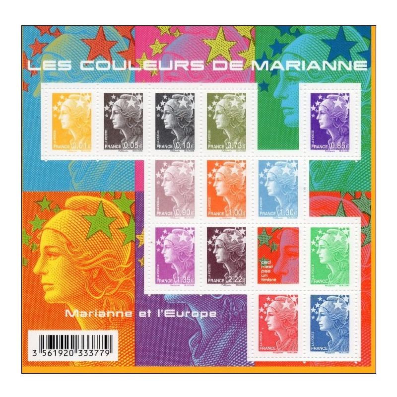 F4409 - LES COULEURS DE MARIANNE .