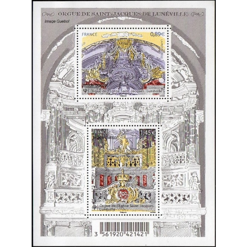 copy of BLOC FEUILLET No0134 - COEUR DE BACCARAT - SAINT VALENTIN.
