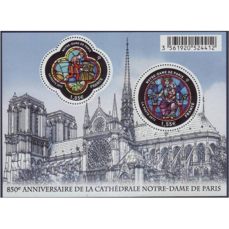 copy of BLOC FEUILLET No0134 - COEUR DE BACCARAT - SAINT VALENTIN.