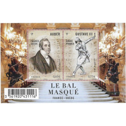 F4706 - FEUILLET BAL MASQUE.