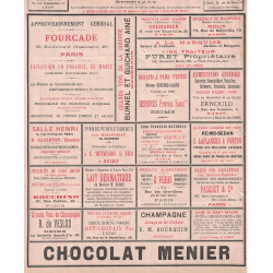 SAGE - 15c - ENTIER POSTAL - LETTRE ANNONCE PUBLICITAIRE - LYON-GARE - RHONE - LE 27 MARS 1900.