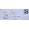 LOT ET GARONNE - TOMBEBOEUF T22 20-3-1860 No14 OBL.PC4110.