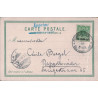 LEVANT ALLEMAND - CONSTANTINOPEL DEUTSCHE POST - 6-7-1900 - CARTE POUR L'ALLEMAGNE.