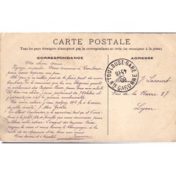 SEMEUSE - CARTE POSTALE - PSEUDO ENTIER 5c CACHET TOULOUSE GARE.