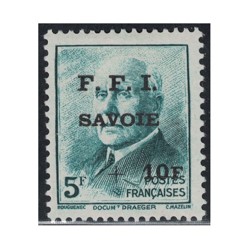 LIBERATION - SAVOIE - CHAMBERY - No2 - 2 SIGNATURES DONT CALVES - COTE 30€.