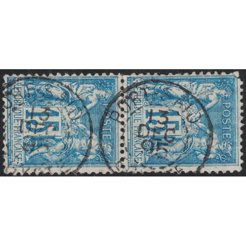 No090 - PAIRE - SAGE - EGYPTE - PORT-SAID - 13 DECEMBRE 1895.