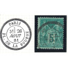 No075 - SAGE - CACHET ESSAI - PARIS PLACE DE LA BOURSE - RARE.